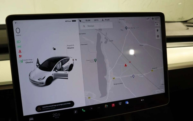 Tesla Model 3 cena 134900 przebieg: 2887, rok produkcji 2022 z Józefów małe 326